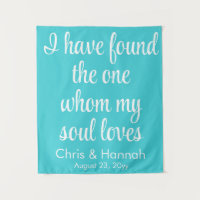 Panneau Rustique Mariage bleu turquoise