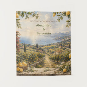 Tenture Paon de mariage botanique vintage   Élégant événem