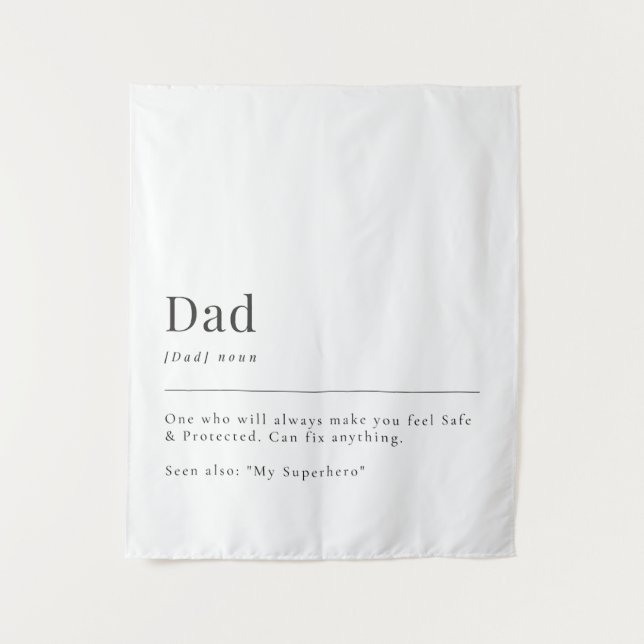 Tenture Papa (Devant)