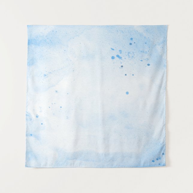 Tenture papier d'aquarelle bleu Arrière - plan (Devant)