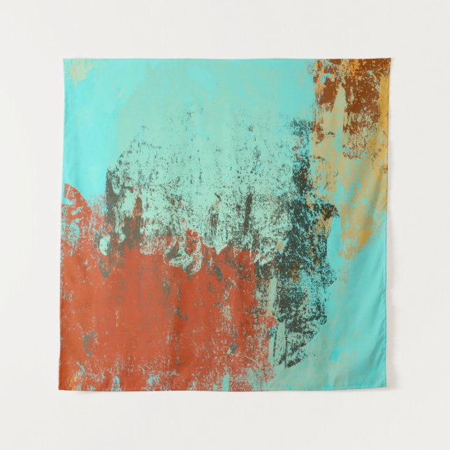 Tenture Papier peint d'art. Mélange de toile numérique. il (Devant)