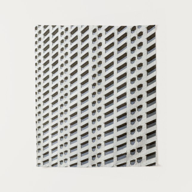 Tenture Papier peint plan architecture blanc (Devant)