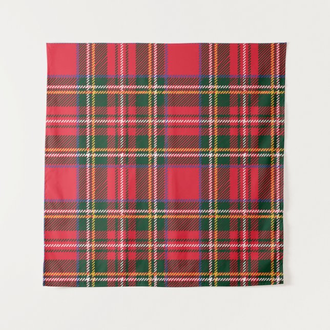 Tenture Papier peint Tartan traditionnel (Devant)