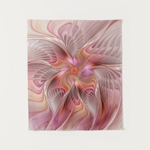 Tenture Papillon Abstrait coloré Imaginaire Fractal Art