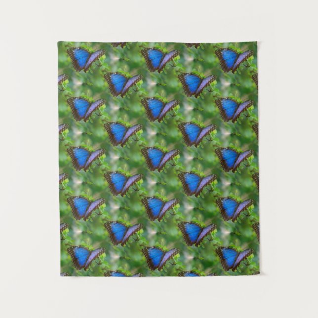 Tenture Papillon bleu (Devant)