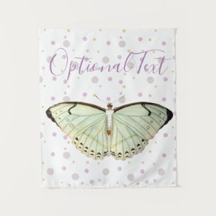 Tenture Papillon de beauté verte à la menthe