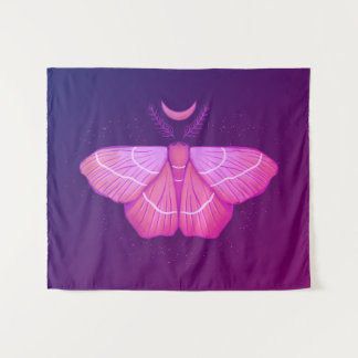 Tenture Papillon de papillon de mer pourpre Insecte magiqu