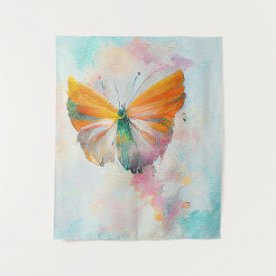 Tenture Papillon Faune Animal Nature Aquarelle Art
