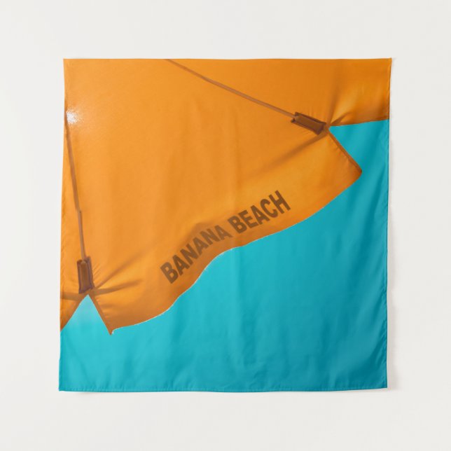 Tenture Parapluie à la banane orange (Devant)
