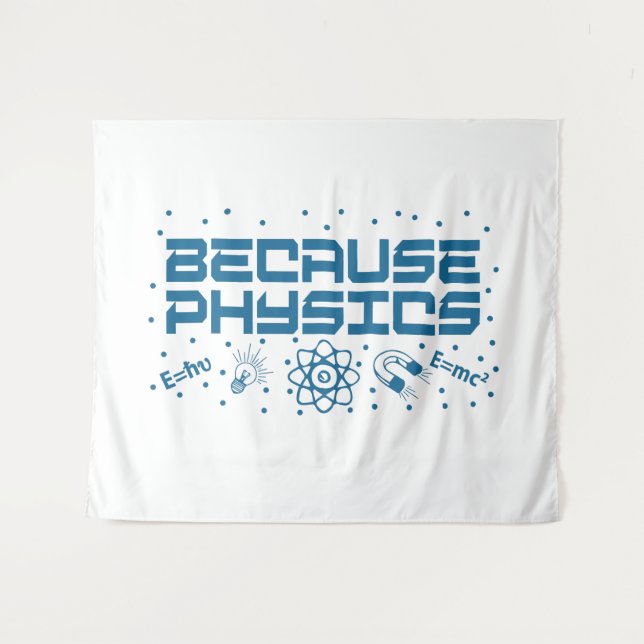 Tenture Parce que la physique est drôle (Devant (Horizontal))