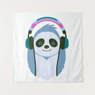 Tenture Paresse de dessin avec casque