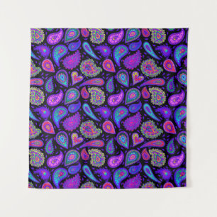 Tenture Parfaitement Violet Paisley Plutôt