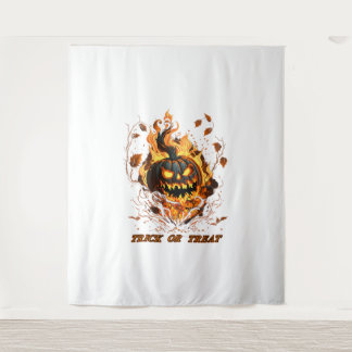 Tenture Parti Halloween Citrouille cool