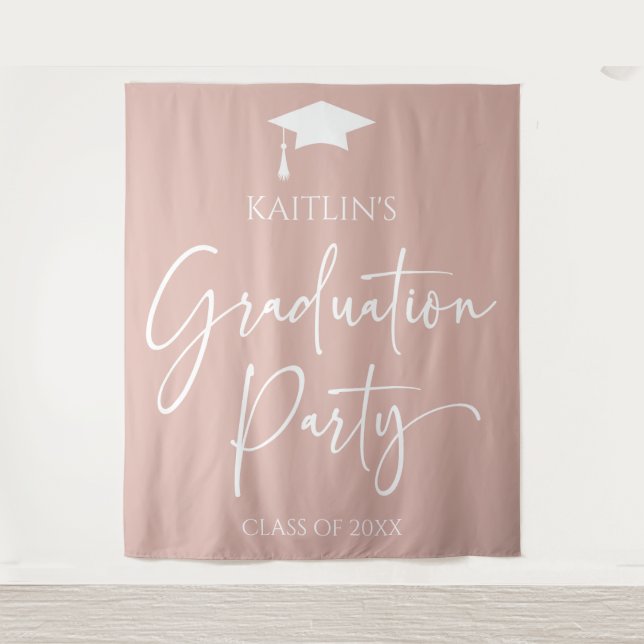 Tenture Parti minimaliste moderne élégante Graduation (Devant)