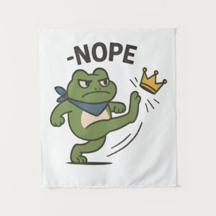 Tenture Pas de rois en Amérique Grenouille Pas de rois Dém