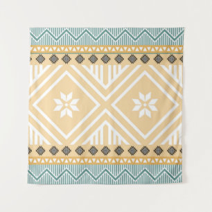 Tenture Pastel Native Fabric Motif sans couture, Thai Nati