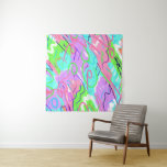 Tenture Pastel Pop Art Abstrait<br><div class="desc">Art abstrait coloré avec des marques expressives</div>