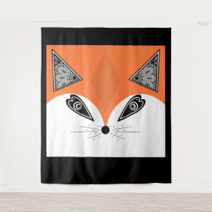 Tenture Patchwork Fox, applique Fox, Fox, enfants