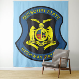 Tenture Patrouille routière de l'État du Missouri