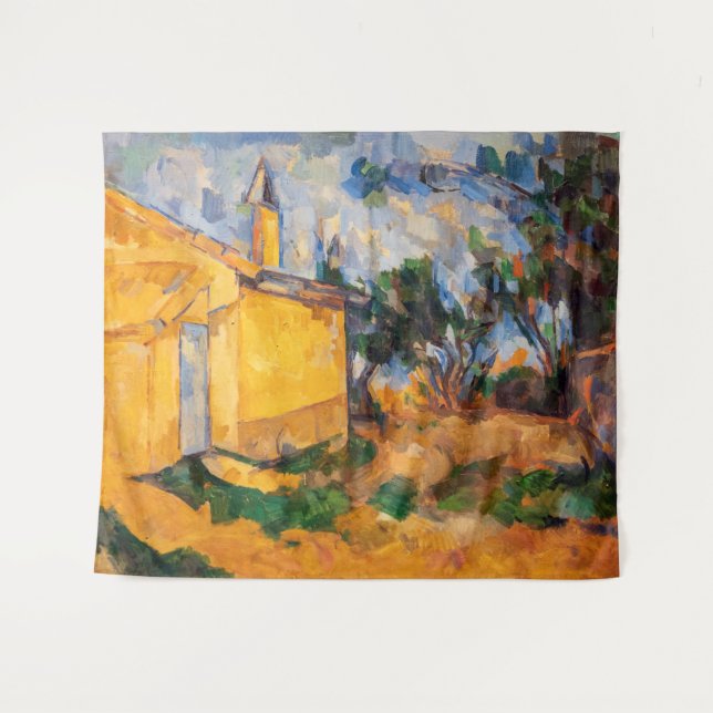 Tenture Paul Cezanne - La Cabane de Jourdan (Devant (Horizontal))