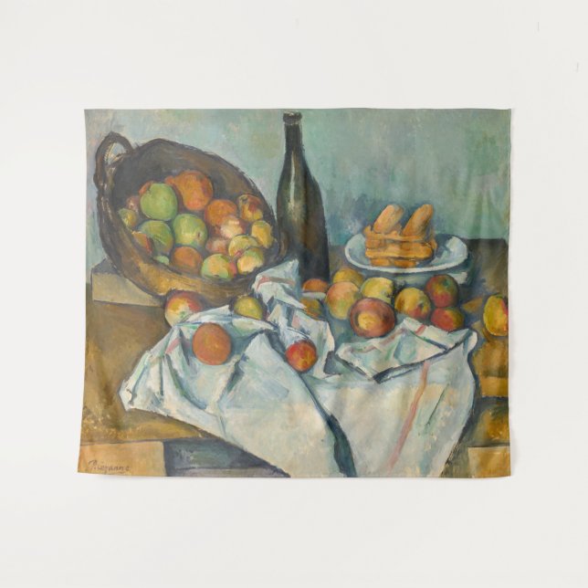 Tenture Paul Cezanne - Le Panier de Pommes (Devant (Horizontal))