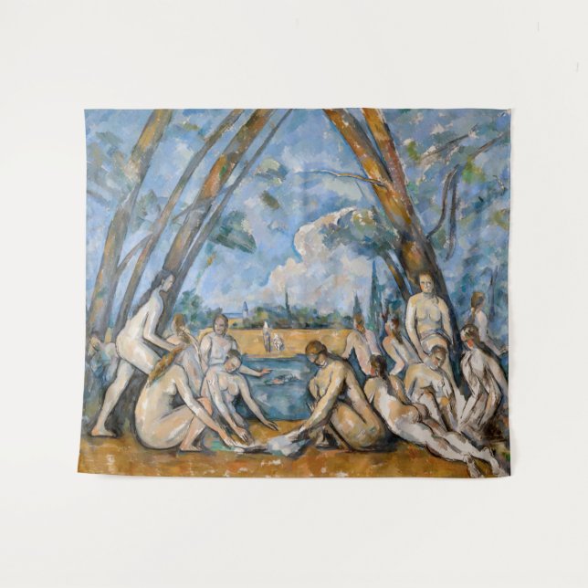 Tenture Paul Cezanne - Les Grandes Baignoires (Devant (Horizontal))