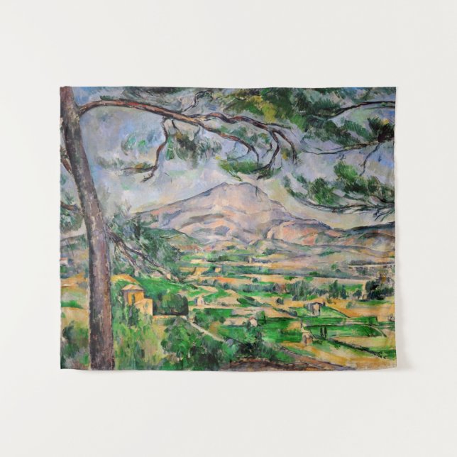 Tenture Paul Cezanne - Mont Sainte-Victoire et Grand Pin (Devant (Horizontal))