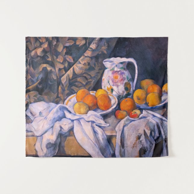 Tenture Paul Cezanne - Nature morte avec rideau (Devant (Horizontal))