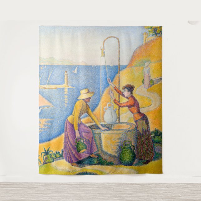 Tenture Paul Signac - Femmes au puits (Devant)