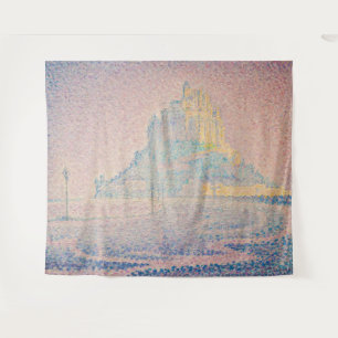 Tenture Paul Signac - Mont Saint Michel Fog et Soleil