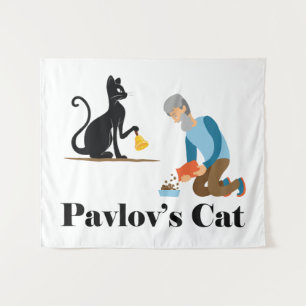 Tenture Pavlov's Cat Funny Psychology