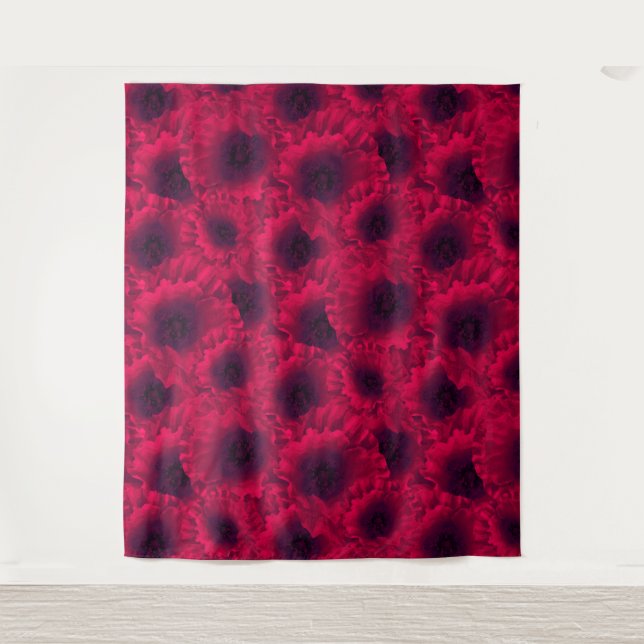 Tenture Pavot rouge (Devant)