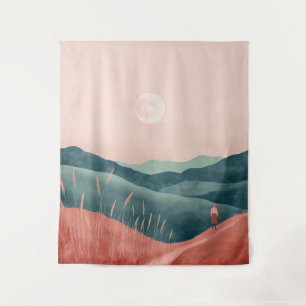 Tenture Paysage Abstrait de Boho (7)