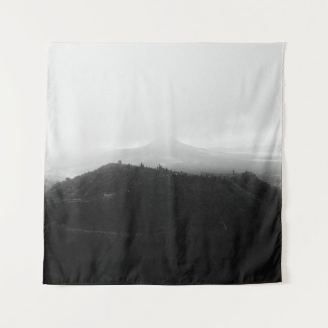 Tenture PAYSAGE DE MONTAGNE vintage (Devant)