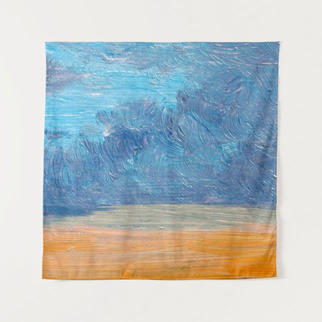 Tenture Paysage de peintures à l'huile. Art. abstrait, art (Devant)