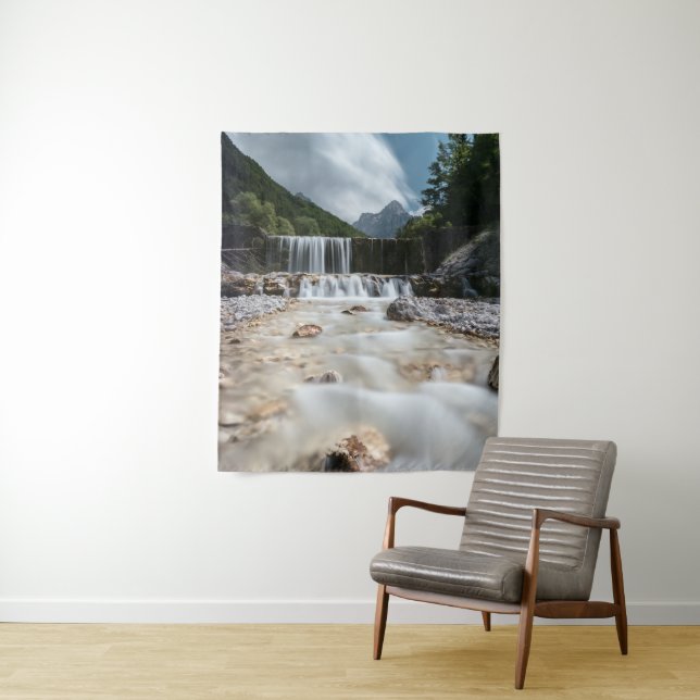 Tenture Paysage exceptionnel dans la vallée de Krnica, Slo (En situation)