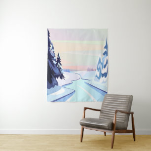 Tenture Paysage fluvial