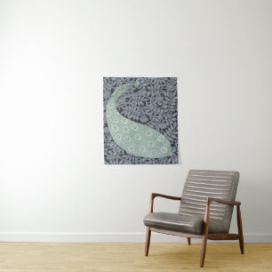 Tenture Peacock Art Nouveau Bird Classic