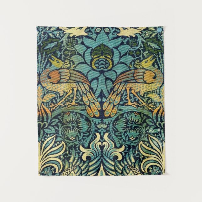 Tenture Peacock Et Dragon William Morris (Devant)