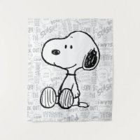 PEANUTS | Snoopy on Black White Comics