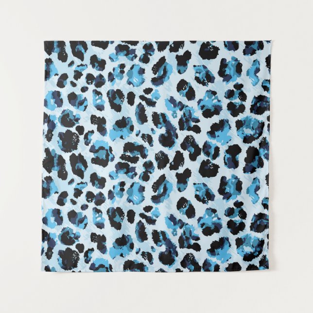 Tenture Peau de Cheetah léopard : Aquarelle teinture Vinta (Devant)