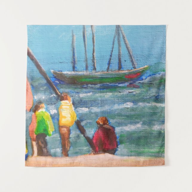 Tenture Pêcheurs Artisanaux (Devant)