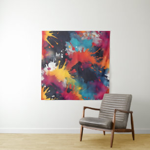 Tenture peinture Abstraite