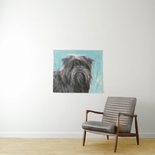 Tenture Peinture Affenpinscher - Joli art original chien