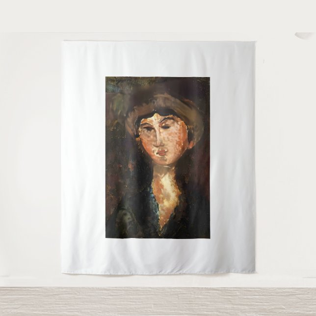 Tenture peinture artistique d'Amedeo Modigliani (Devant)