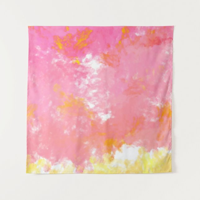 Tenture Peinture créative abstraite. Arrière - plan avec a (Devant)