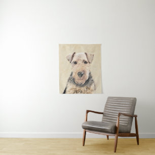 Tenture Peinture galloise Terrier - Cute Original Chien Ar