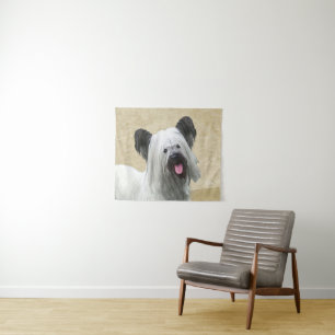 Tenture Peinture Skye Terrier - Cute Original Chien Art