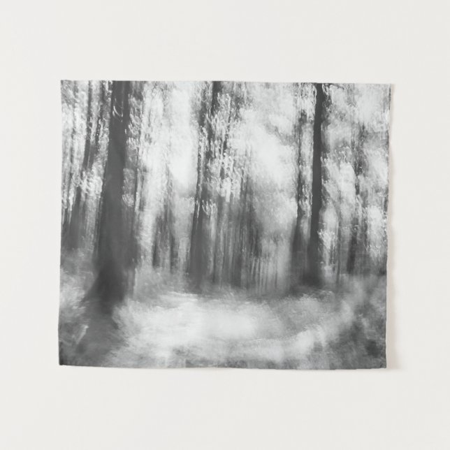 Tenture Perdu dans les bois - photo infrarouge abstraite (Devant (Horizontal))