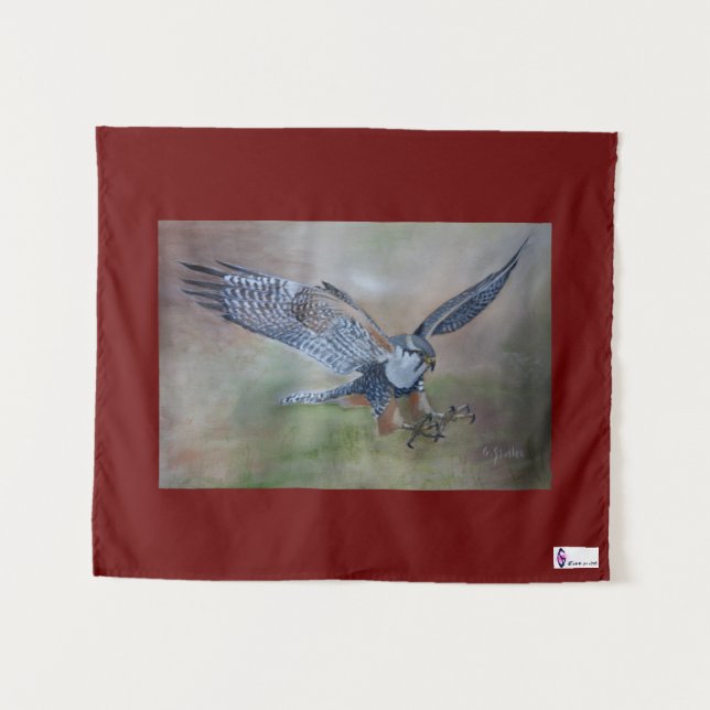 Tenture Peregrine Falcon Tapestry (Devant (Horizontal))